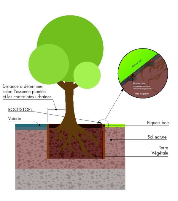 Membrane anti-racines Rootstop+